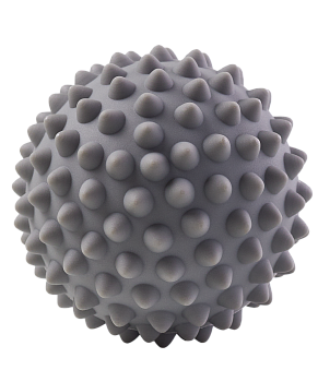Мяч для МФР RB-201, 9 см, PVC, массажный, серый