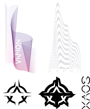 Набор наклеек Vision, 4 шт. Набор наклеек Vision, 4 шт.