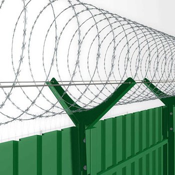 Кронштейн для крепления спирального барьера безопасности диаметр 500 мм