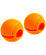 Комплект расширителей хвата BB-111, d=25 мм, сфера, оранжевый, 2 шт.